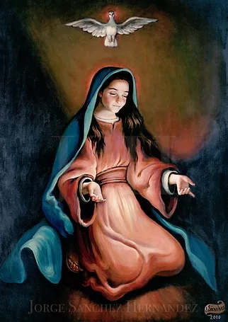 06. The virginal conception by Jorge Sanchez Hernandez